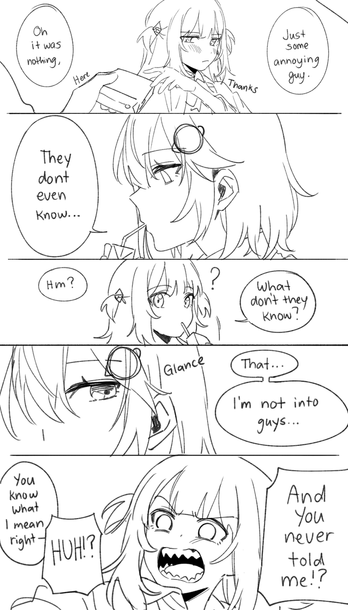 (High School AU) #2
This is just the beginning! These two are so gay I'm so mad
#amesame