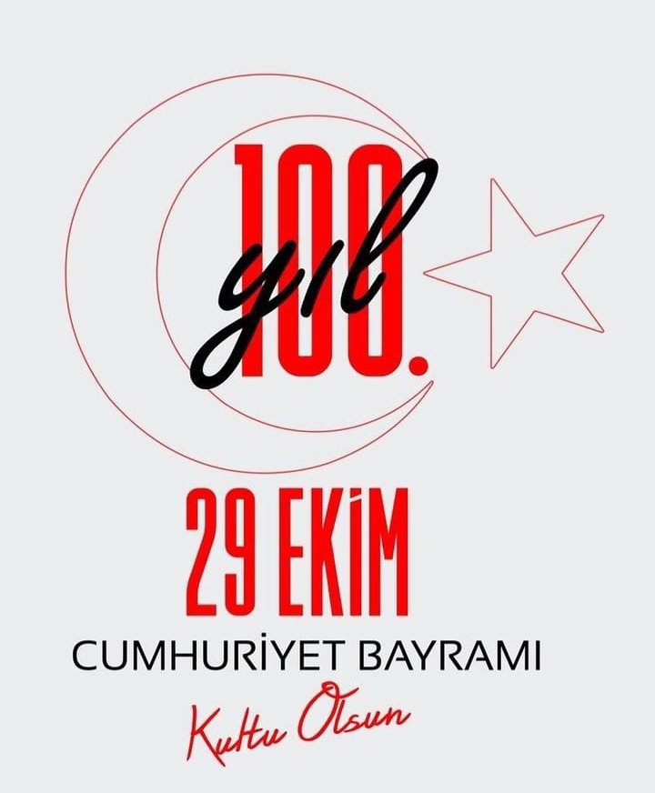 En büyük bayram. Kutlu olsun Cumhuriyet 🇹🇷🇹🇷🇹🇷
#100YAŞINDA
