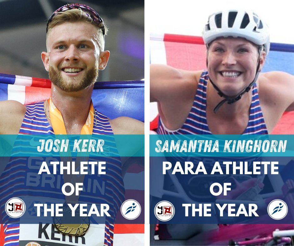 Here are your #4Jawards Athlete and Para Athlete of the Year, @joshk97 and @Sam_Kinghorn! @edinburghAC @RedStarAC