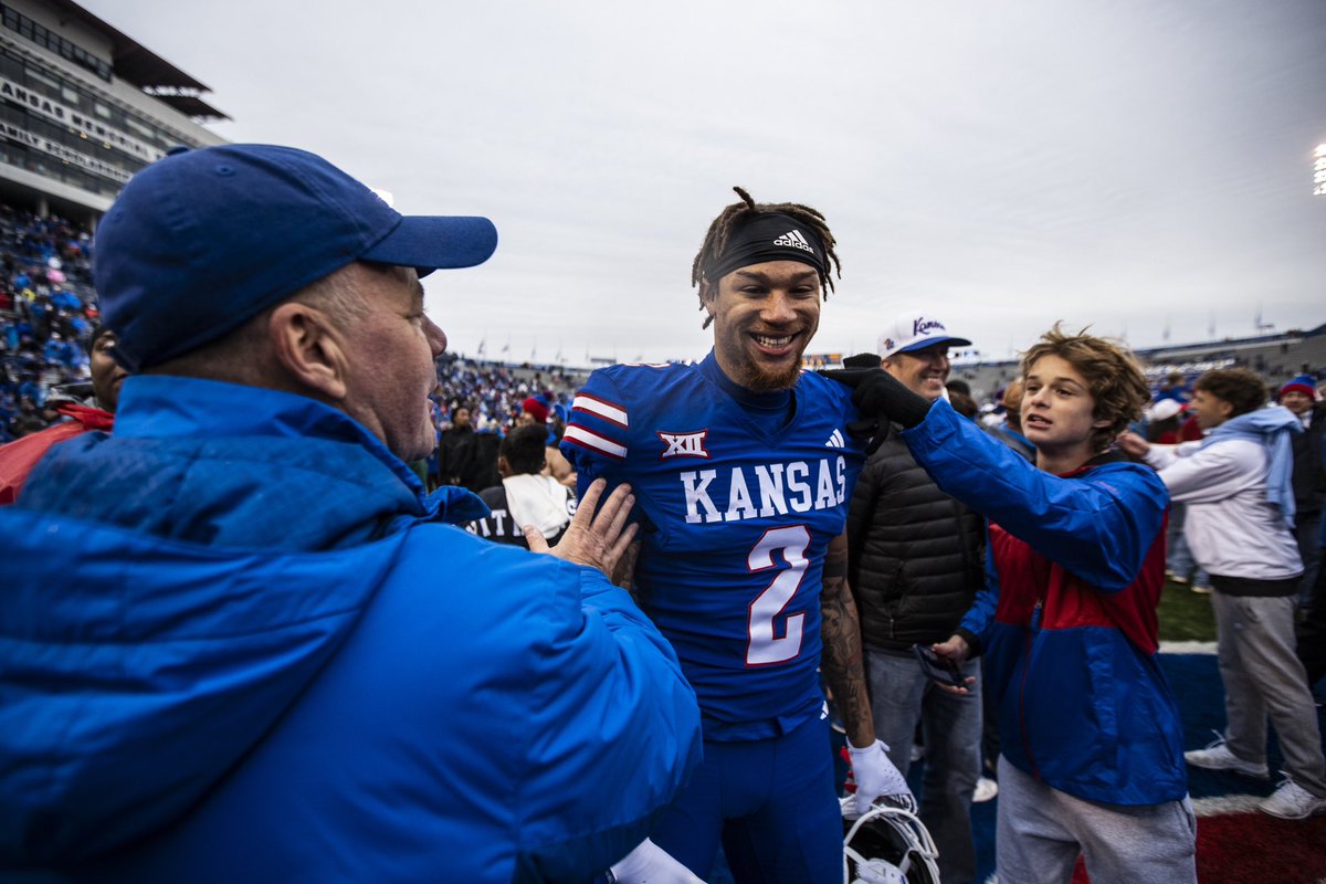 KU_Football's tweet photo. All we can say is Rock Chalk https://t.co/XO2Gi7Vvoo