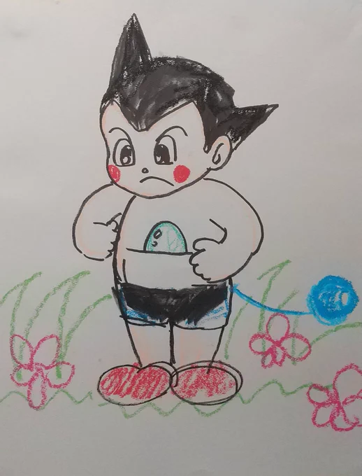 おはようございます 昨日はミニ筆横須賀の三笠のイベントに〇〇風に〇〇を描くというお楽しみ企画は手塚治虫風ポケモンでしたが…私はパチモンピカソ風チーバ君は色が鮮やかにできて良かった観客が子供達多めだったので一体感あり楽しい笑顔の祭でした        今日も良き日に