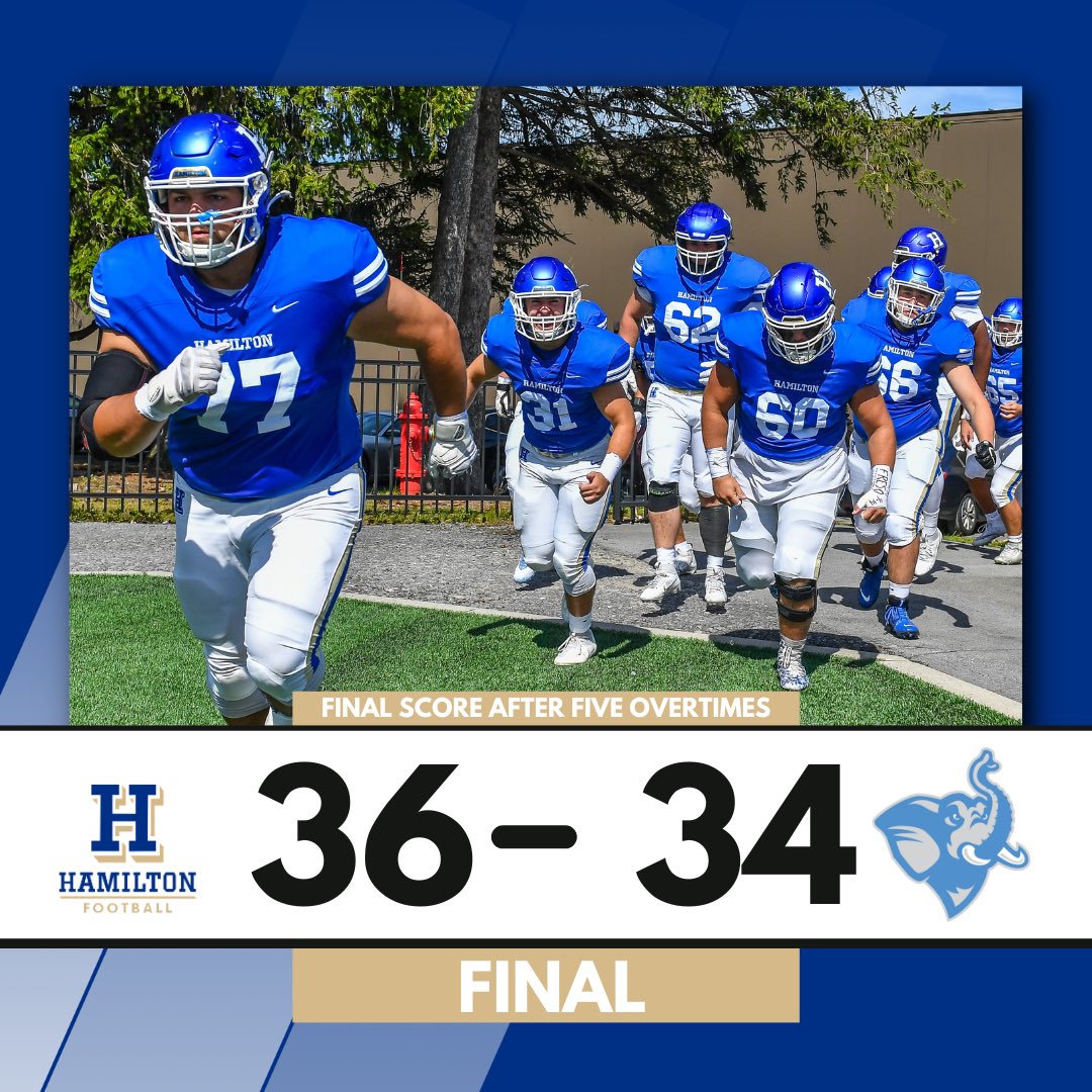 HamCollFootball's tweet image. Great team win today!