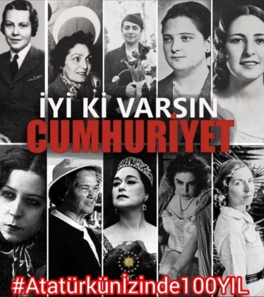 #Atatürkünİzinde100YIL