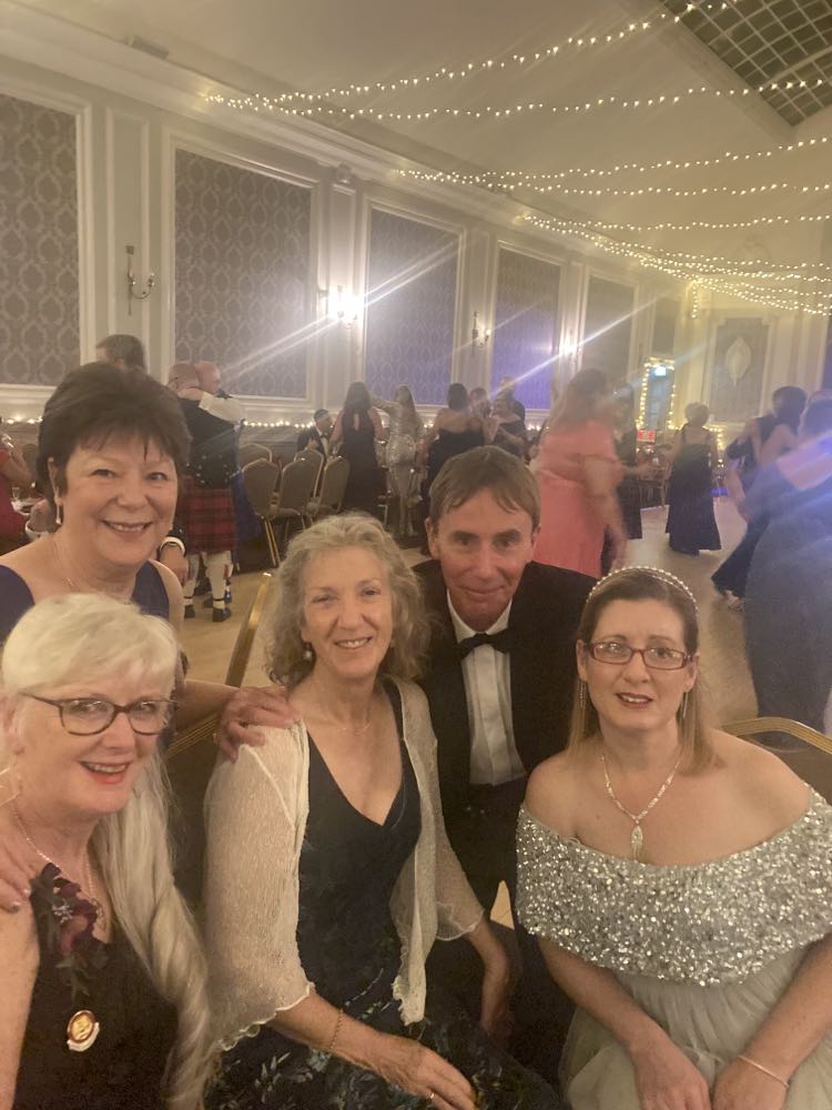 CallQ14's tweet image. ...and still having fun at #nodascotland singing though gala dinner, and happy shiny people people...