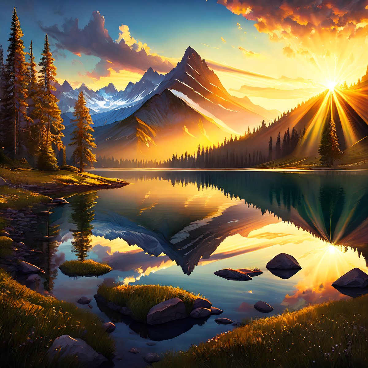 MagicalAiWorld's tweet photo. Drop your Cash App!!  
-RP/Like  
-Follow @MagicalAiWorld

#MagicalAiWorld #sunrise #lake #AI #AiArt https://t.co/QRiYrlDIJB