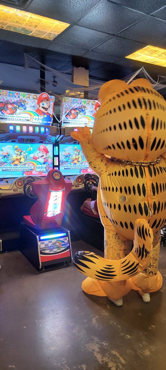 Even Garfield is happy here