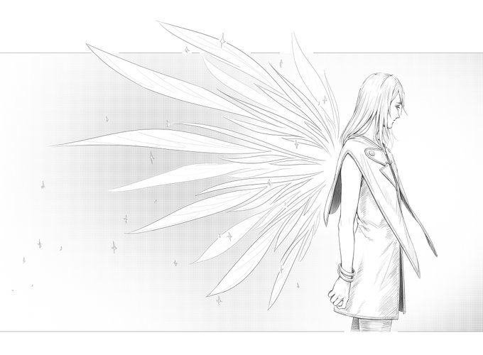 Inktober Day 28 - Sparkle Tales of Symphonia - Mithos... 💔
