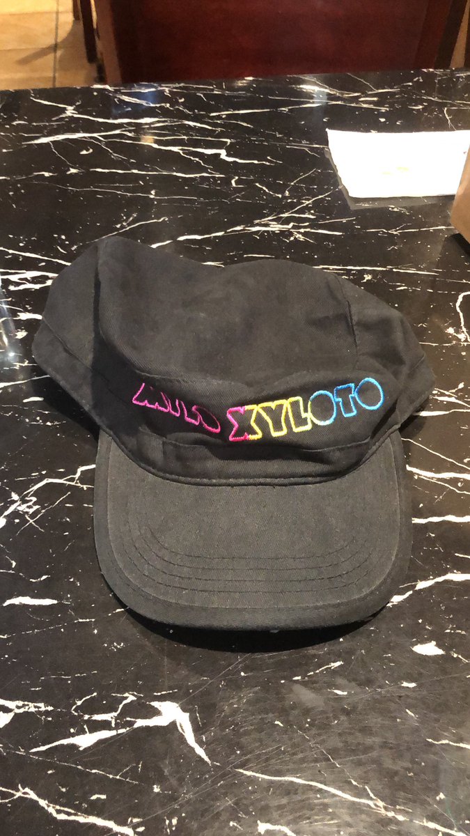 seen this in the vintage store and thought it was some niche japanese designer. it’s not. it is in fact, a fuckin Coldplay album. av just spent $40 on an non-refundable second hand Coldplay hat