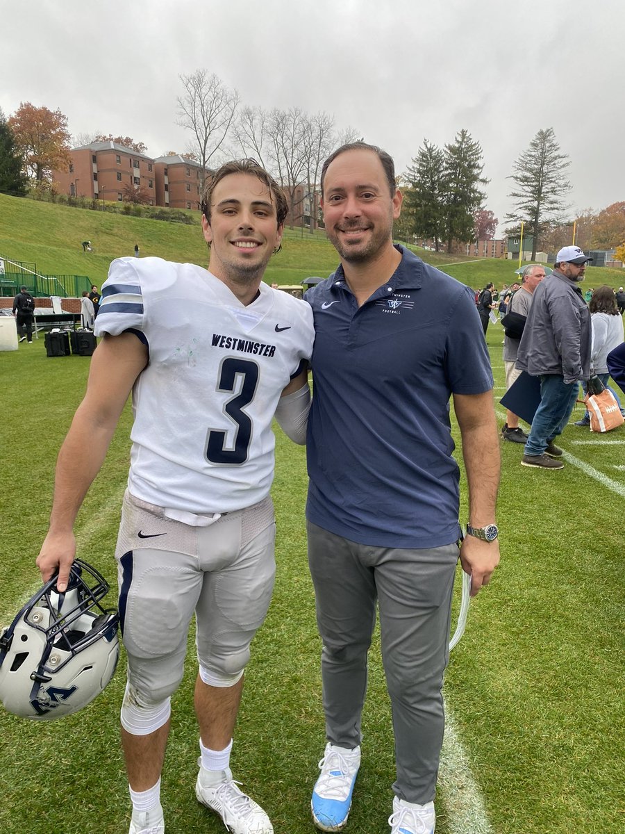 Maybe it’s all the cheesy movies from my childhood, but always a special moment when QB2 goes out and wins a game for us. Congrats to “Billy Ballgame” <a href="/BillyLevak/">billy levak</a> and special thanks to “Coach Ty” <a href="/tmcgowan06/">Ty McGowan</a> for being the best Asst QB coach today. Good team win for <a href="/WCtitansFB/">Westminster Football</a>