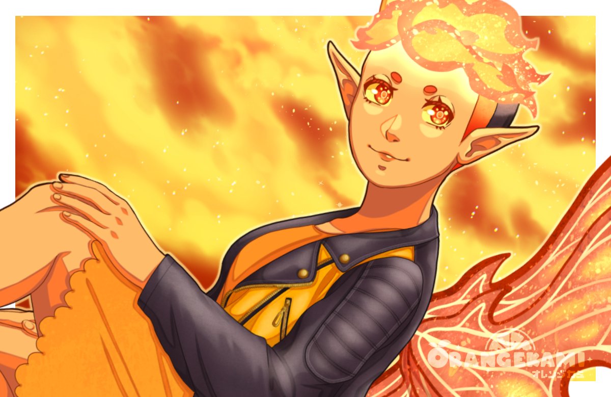 OrangeKami's tweet photo. It's my birthday today and my BDAY wish is for people to retweet my art 🍊🧡 https://t.co/bNtZ0yjRHX