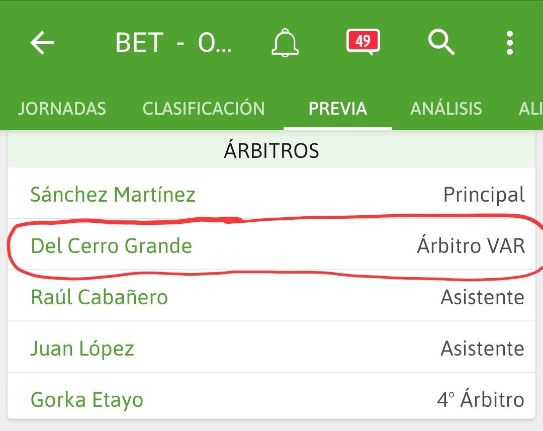 RazonamientoV's tweet photo. Este señor ha estado hoy en el VAR del Cádiz-Sevilla... y ha pasado de todo (doble expulsión de Ramos incluida). 
Mañana estará en el Betis-Osasuna... verá, verá... https://t.co/8LvjZ4jmhW