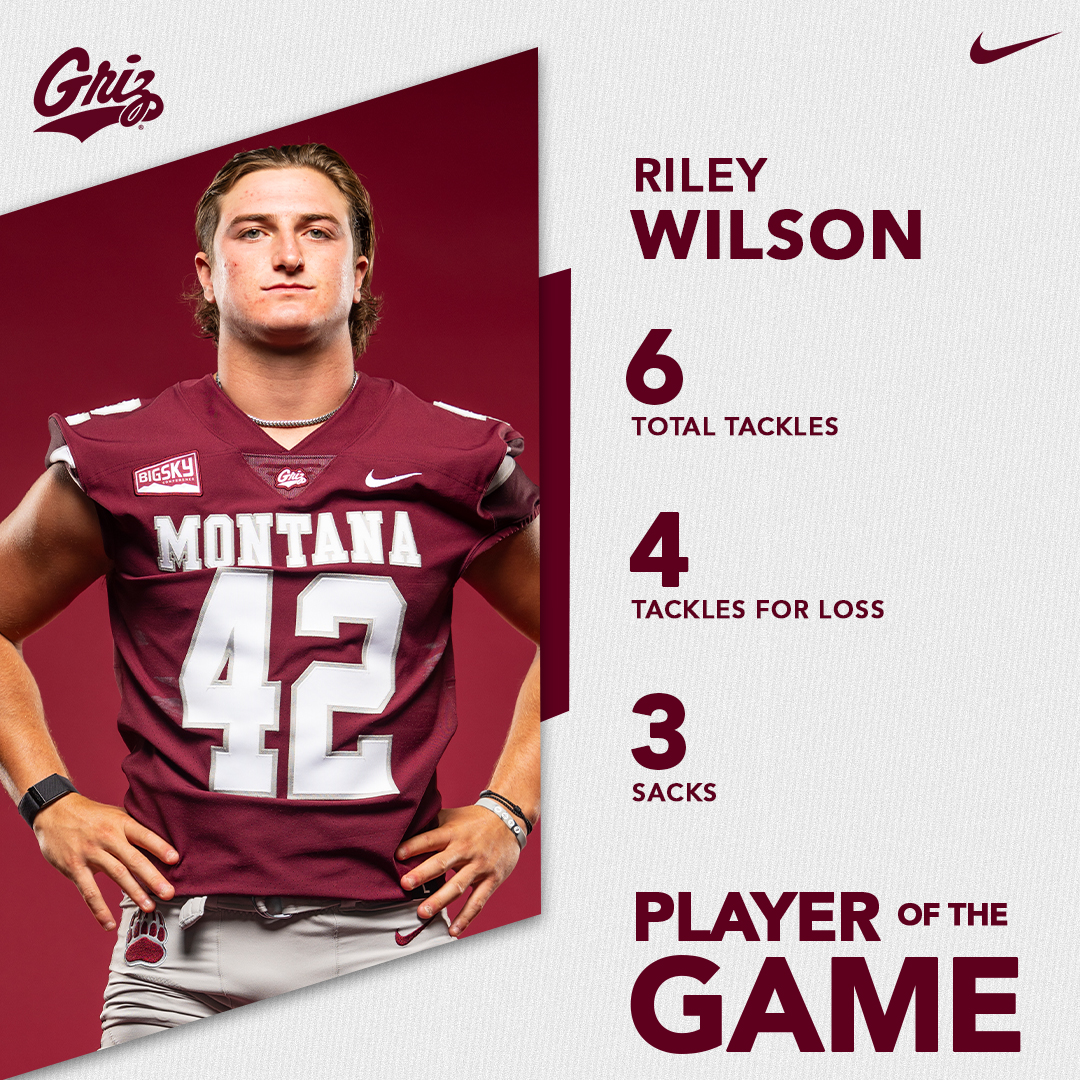 He caused problems for the offense all day, and now Riley Wilson is your player of the game!

#GoGriz