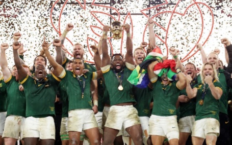 DougColtart's tweet photo. The Springboks winning the World Cup for South Africa is also a win us, a win for Africa, a win for the Global South. I won’t be put off by a tiny minority of noisy xenophobes obsessed with colonial boundaries. Imma celebrate this win with you whether you like it or not! ❤️🇿🇦🇿🇼🌍 https://t.co/jbSB2JG8PR