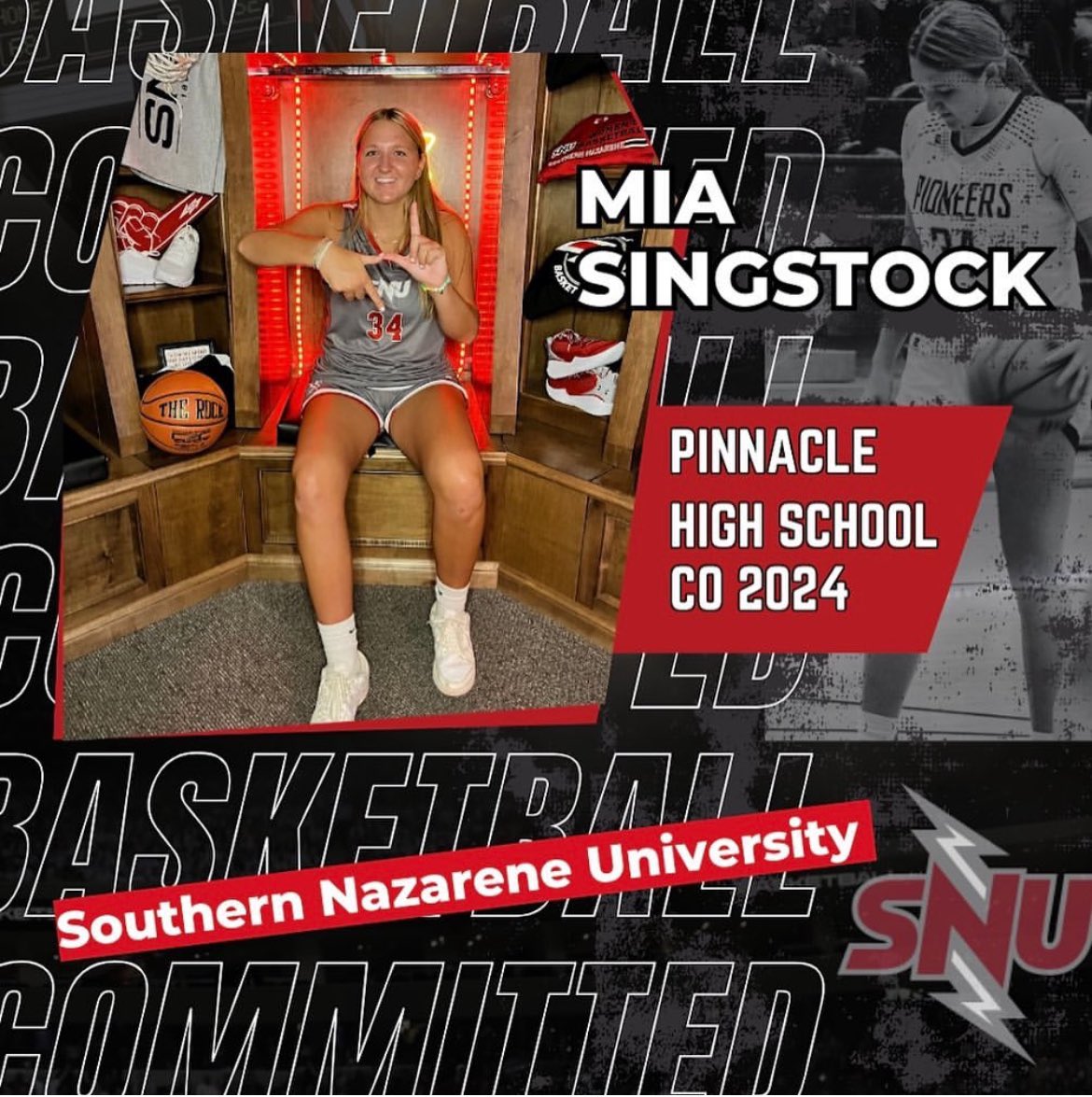 📰Pinnacle Senior Mia Singstock has announced her commitment to Southern Nazarene University and HC Trent May.

Mia has had a legendary career that will see close to 2,000 career points &amp; over 200 made 3’s. One of the absolute best to ever play in AZHS GBB history and even better