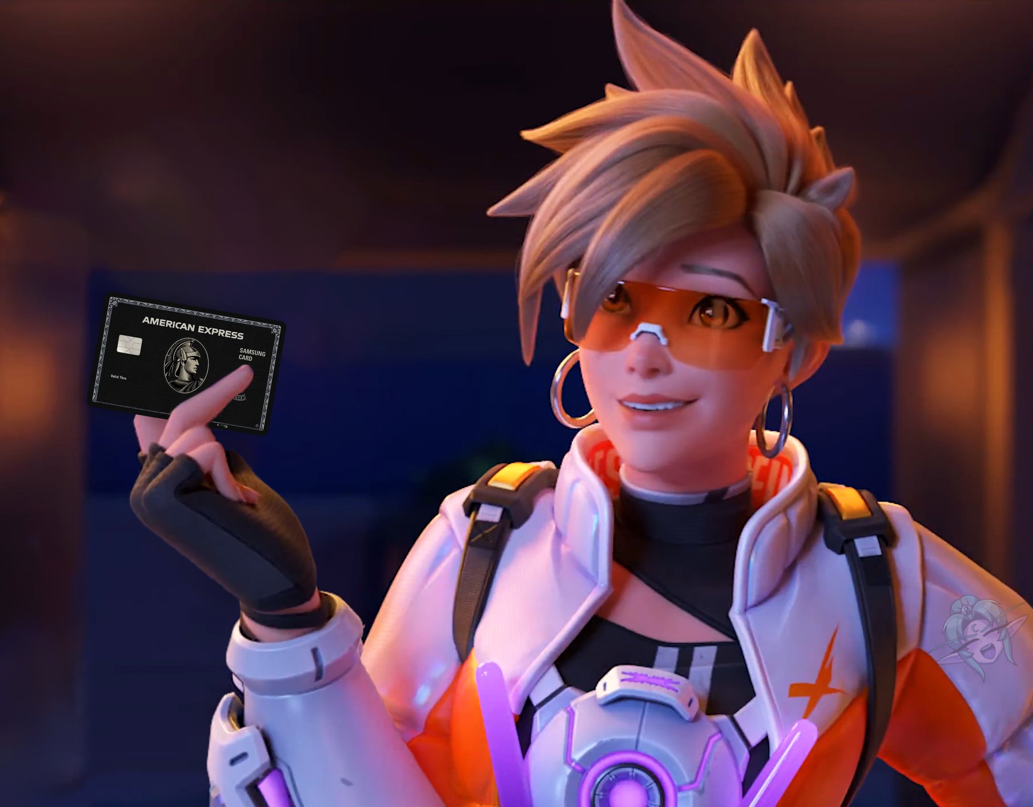 Naeri X 나에리 on X: OVERWATCH 2 NEW SKIN SYNTHWAVE TRACER 🏍️ he skin suit  has a neon sign ✨  / X