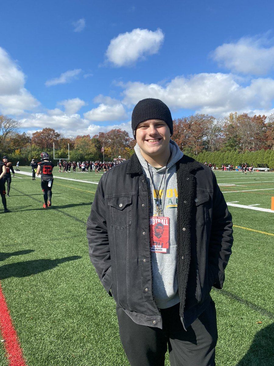 Thank you <a href="/Coach_Butts/">Luke Butts</a> and <a href="/LFC_FOOTBALL/">Jim Catanzaro</a>  for the game day visit had a great time watching a good win. <a href="/coach_od11/">Coach Danny O’Donnell</a> <a href="/Coach_Milligan/">Coach Milligan</a>