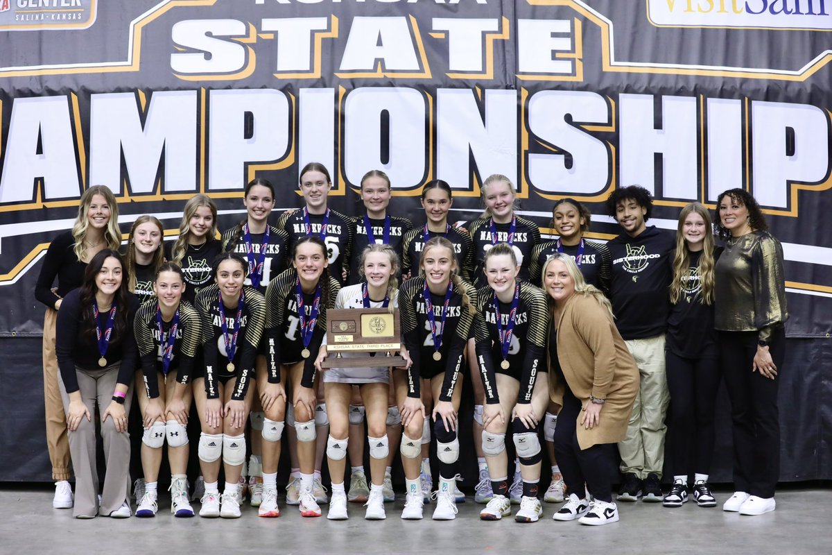 5A STATE: 3rd PLACE🥉BEST FINISH IN SCHOOL HISTORY🤘🏼🏐🖤🐮 Huge shout out to all the families, teammates, classmates, teachers, coaches, staff and admin that came out to support, and for those that supported from home, over the past two days!!! #ProgramWin #SchoolHistory #MavsUp