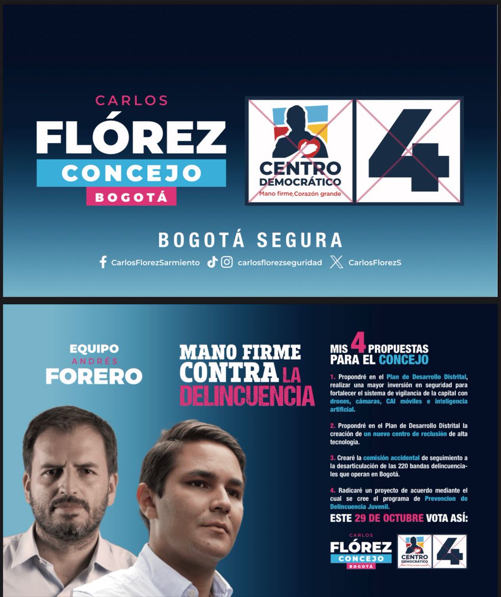 LaCaquetenaMT83's tweet photo. Si estuviera en #Bogotá mi voto al #Concejo sería por ti @CarlosFlorezS te conocí como ser humano y profesional cuando en el paro petrista del 2021, siendo funcionario d MinDefensa al Caquetá ayudaste, diste todo x esta tierra alejada y olvidada. Exitos Carlos y otra vez gracias! https://t.co/TcIaHco2qE