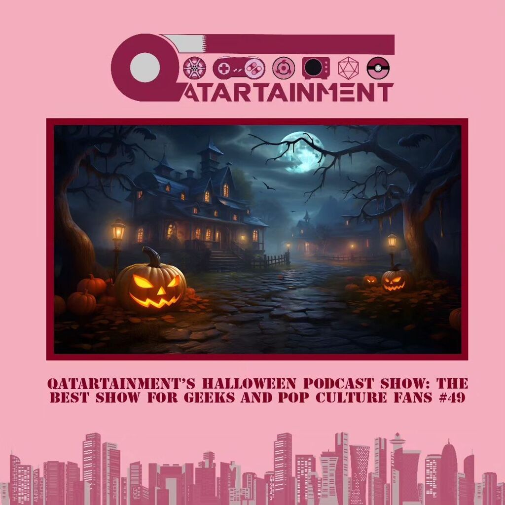 It's all hallows eve in @qatartainment2022 and we are excited to have our second Halloween special we will be covering some of your favourite movies, TV shows etc we will also have a few special guests on our next podcast can you guess who they are?

#qatartainment #geektalk…