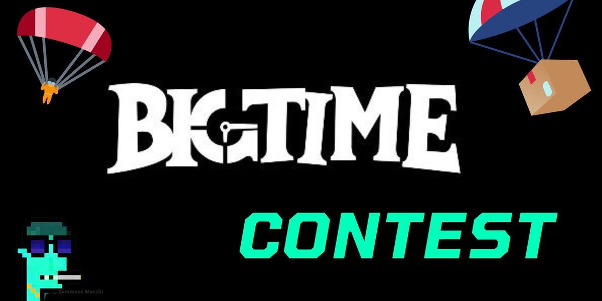 BIG TIME P2E CONTEST🔥

Cryptoaffezionati lo so l'orario non è dei migliori ma il tempo è poco e ho 2 CODICI DI INVITO per BIG TIME!

Cosa fare per partecipare 👇

- Seguimi @macchi_tommaso7 
- Metti Like &amp; Retweet al post 
- Tagga 2 amici 

I codici hanno scadenza di 24h -