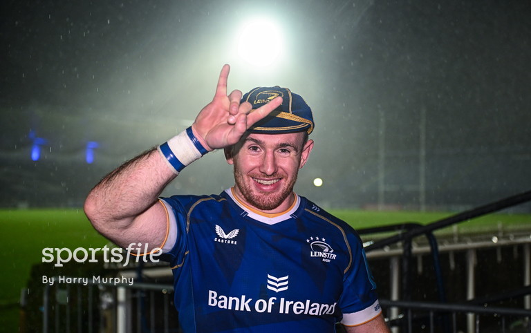 A Hollywood... start! Dylan Donnellan after making his Leinster debut in the United Rugby Championship win over Hollywoodbets Sharks at the RDS Arena! 📸 @harryamurphy sportsfile.com/more-images/77…