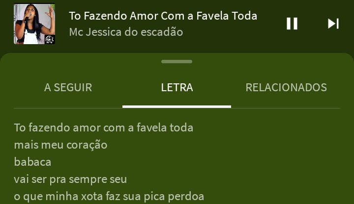 MC Jessica do Escadão – Tô Fazendo Amor Com a Favela Toda Lyrics