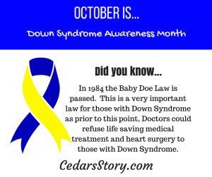 October is Down Syndrome Awareness month ♥️💪🏻 …. #DownSyndromeAwareness ♥️