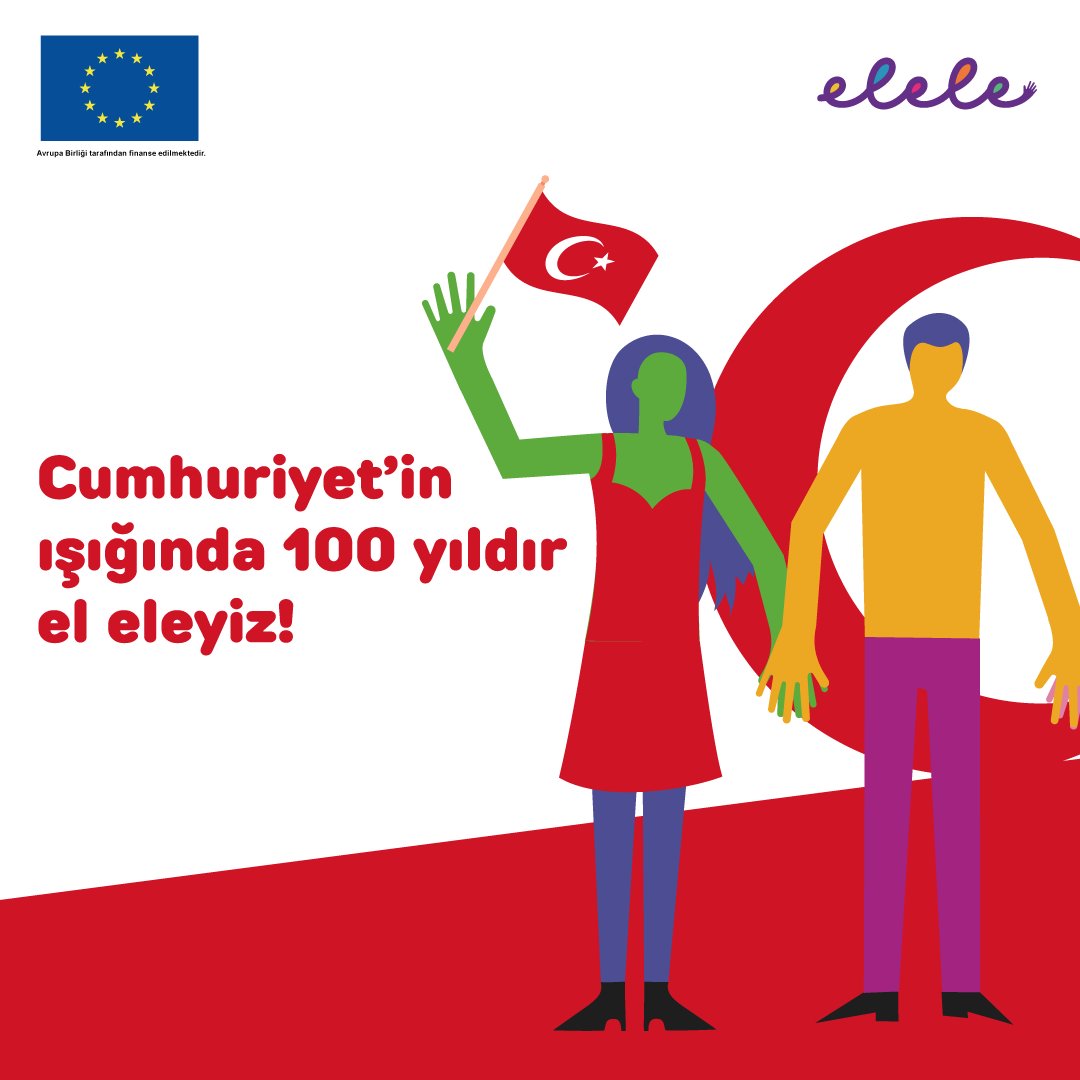 eleleabprojesi's tweet photo. Cumhuriyetin ışığında 100 yıldır el eleyiz!
Bayramımız kutlu olsun! 🇹🇷

#Cumhuriyet100Yaşında

@EUDelegationTur @ucansupurgeukff 
@tobavmerkez https://t.co/JNHe2LpuxA