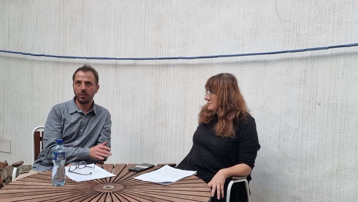 pinto_mteresa's tweet image. 👏👏 Yves Berger &amp;amp; @CoixetIsabel reading #Overtoyou by #JohnBerger @agenciabalcells @ArtsLibris