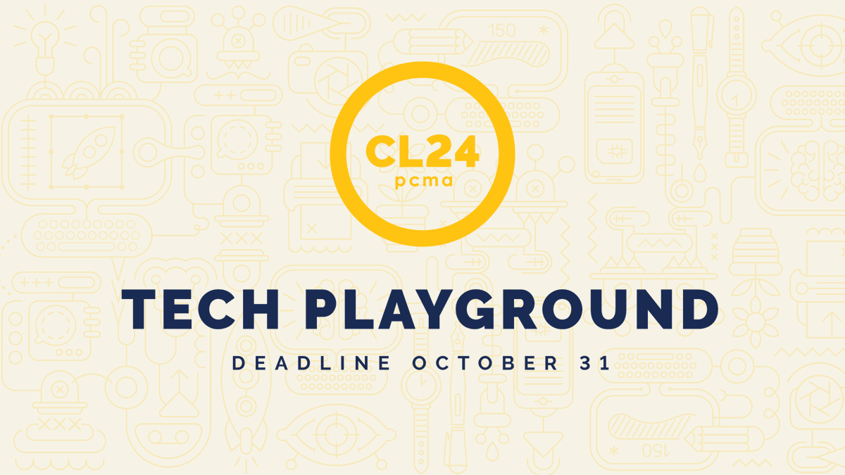Are you ready to think outside the box and come up with the next big event tech game-changer? The #PCMA Tech Playground is calling all innovators to submit their ideas for a chance to be featured at #PCMACL 2024. Are you up for the challenge? pcma.co/3QzORGJ