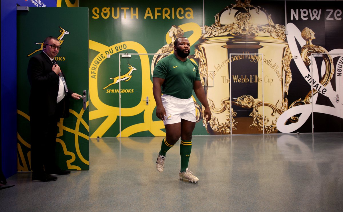 Almost ready for the big one 🥵 #StrongerTogether #Springboks #RWCFinal #RSAvNZL