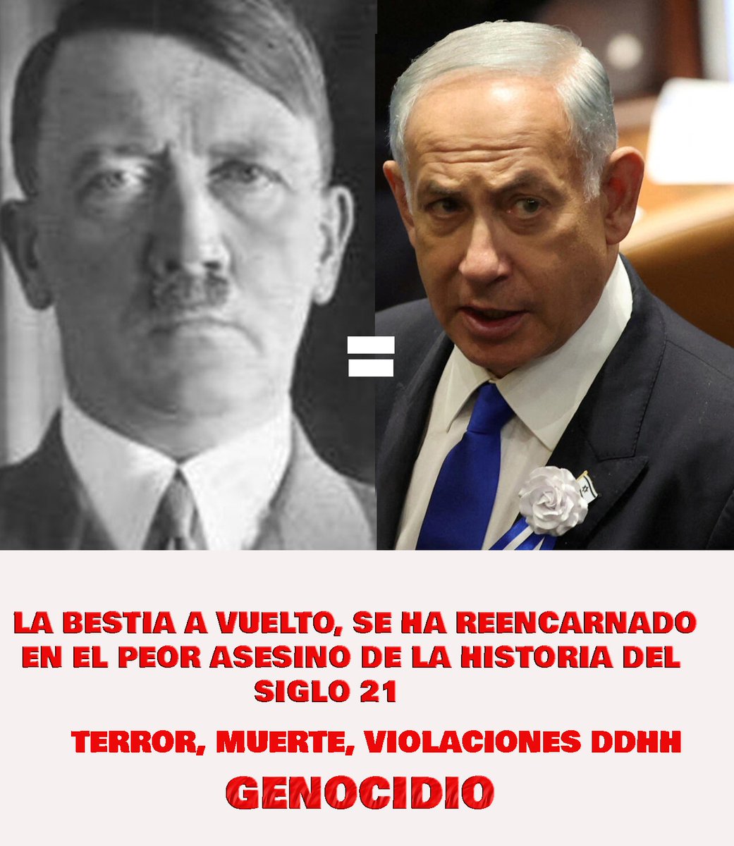 <a href="/Ines96652367/">Ines 🇮🇱🇮🇱🇮🇱🎗🎗🎗🎗💙🤍🔯🔯</a> <a href="/arayamas/">Rafael Araya Masry</a> Mi abuela es hija de madre judía, se caso con un judio español, por lo tanto mi madre que sería?  Y yo defiendo a Palestina. No quiero ser cómplice de Genocidio. Duele lo que hizo Hamás, pero hacer desaparecer un pueblo completo por culpa de terroristas?