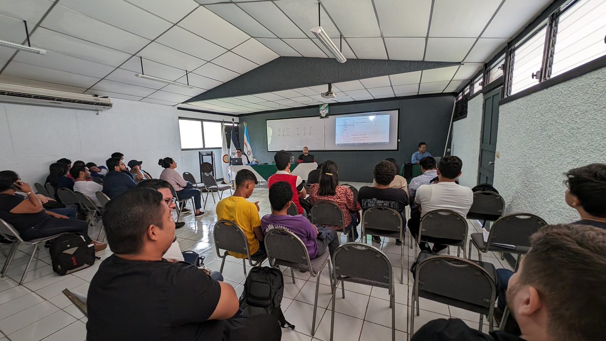 jugnicaragua's tweet photo. En este momento, estamos emocionados de tener a Norman Cash en nuestra charla sobre el Desarrollo de Aplicaciones con #OpenXava.
Únete a nosotros en la UCC Leon para aprender sobre esta tecnología y descubrir nuevas oportunidades en el mundo del desarrollo de #Java https://t.co/dAFSczGK9j