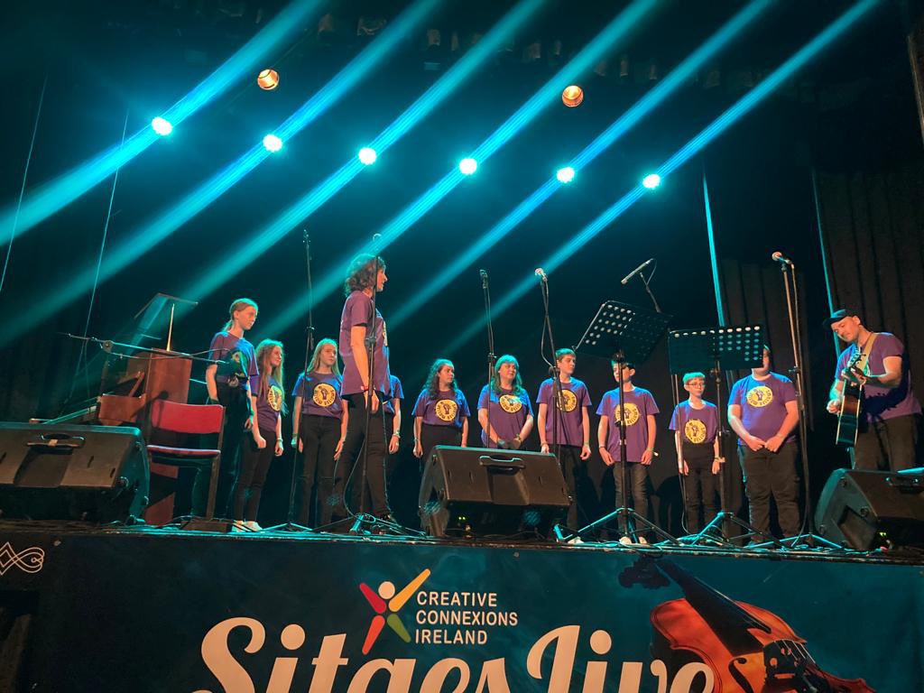 The Yellow Bellows had an amazing performance today in #Sitges with Cór Nua and <a href="/eunanmcdonald/">𝔼𝕦𝕟𝕒𝕟</a> Thanks so much for having us it was savage! <a href="/MGWexford/">Music Generation Wexford</a> @mus_gen