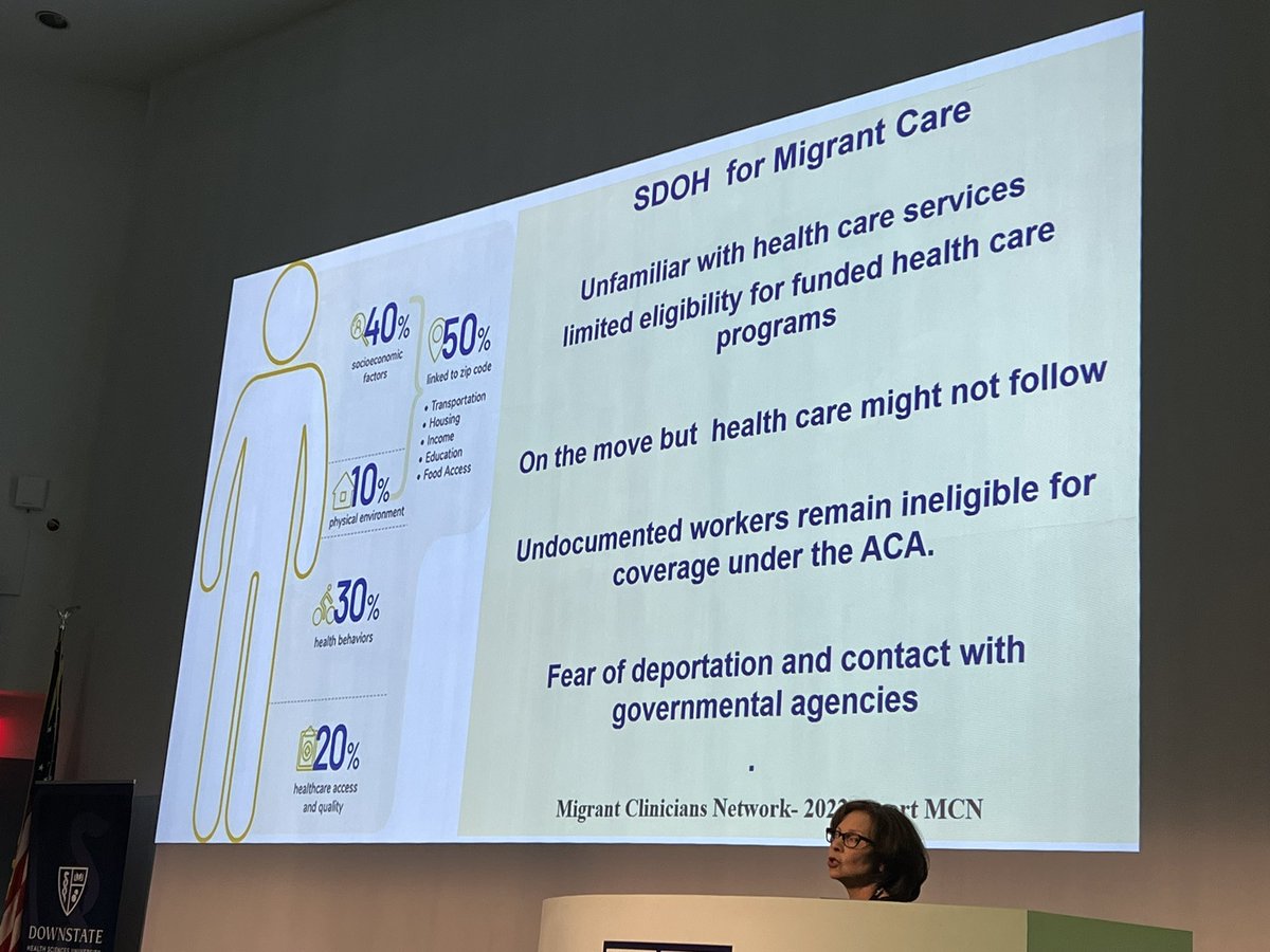 At the <a href="/NHMAmd/">National Hispanic Medical Association</a> NY Chapter Mtg at <a href="/sunydownstate/">SUNY Downstate</a> Brooklyn to learn about legal, social services for immigrants, new refugees - doctors need APP on SDOH in NYC - let us know  if you can help- thanks to staff, coordinators, speakers! #refugee 
#undocumented #migranthealth