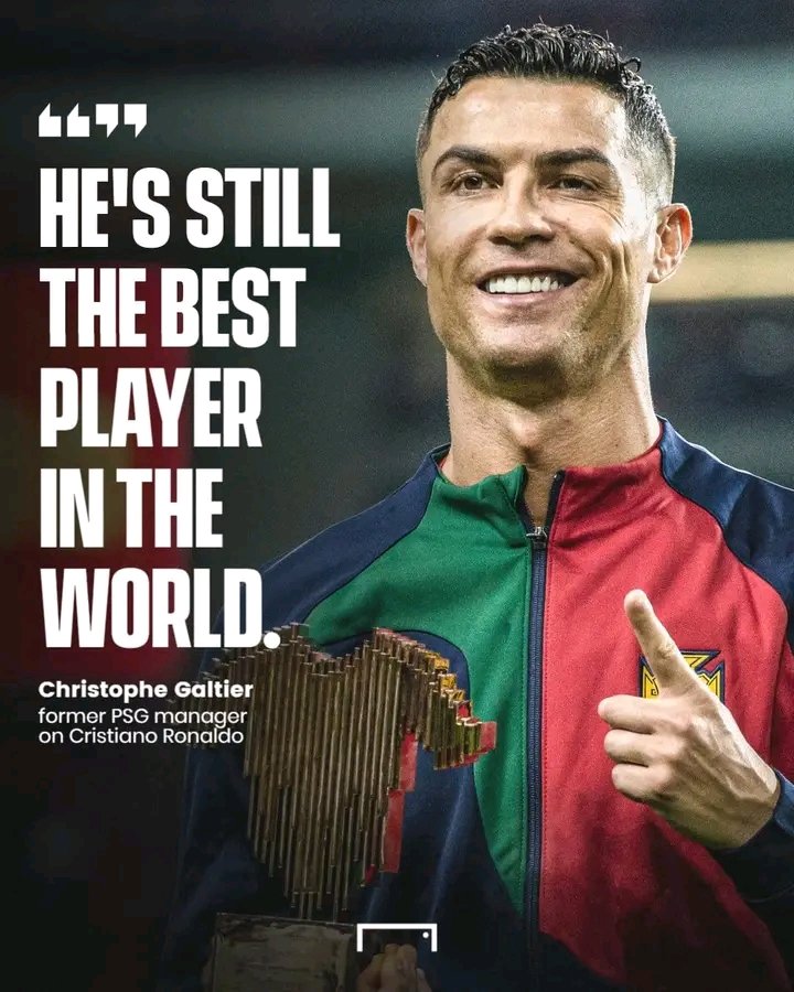 nupekotv's tweet photo. @Cristiano @AlNassrFC_EN @AlNassrFC Lionel Messi's former PSG manager says Cristiano Ronaldo is the best player in the world 👀 https://t.co/a190M3cnVS