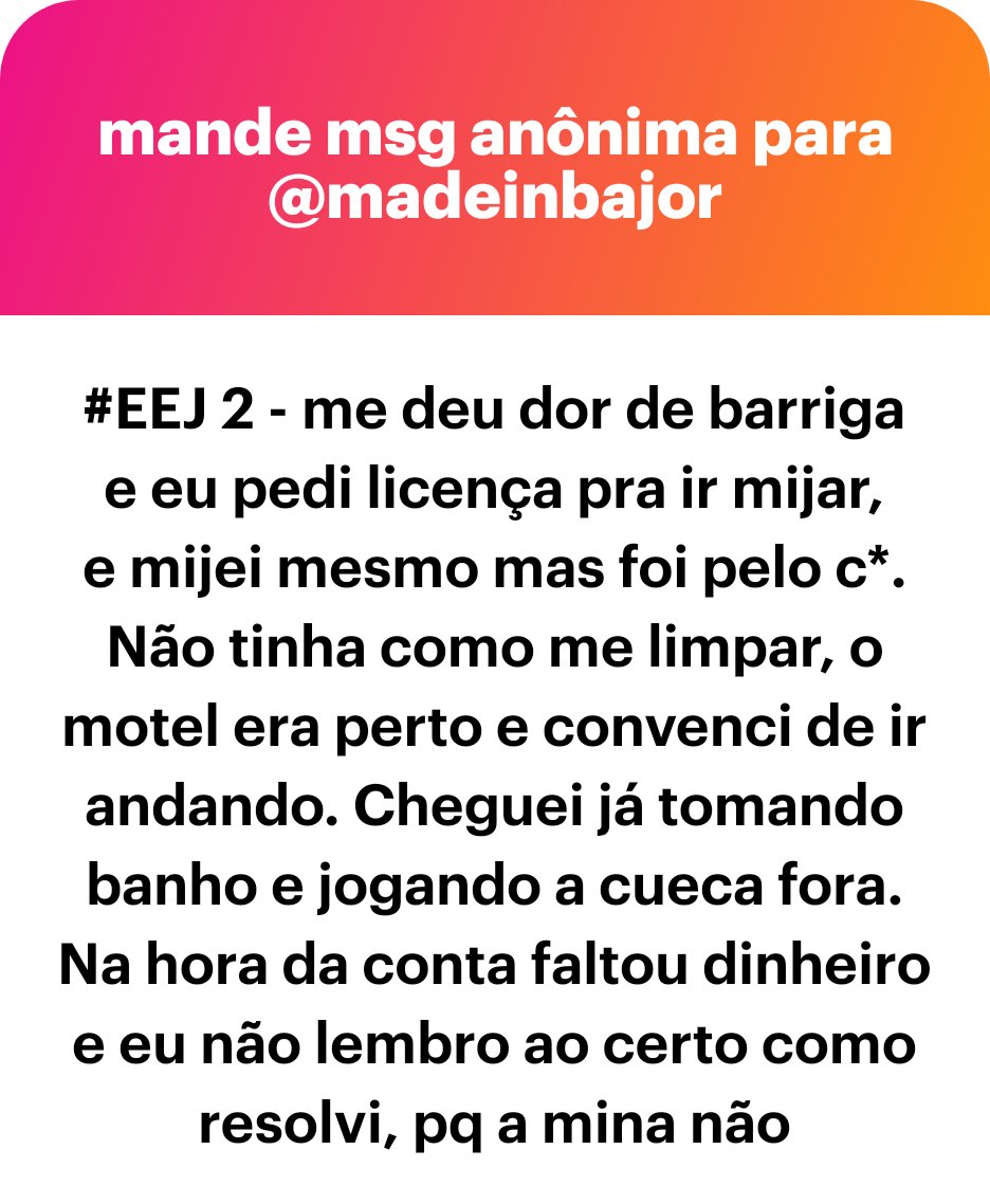 madeinbajor's tweet photo. #EEJ eu vou deixar esse relato aqui não tecerei comentários https://t.co/yp8yiZa7GK