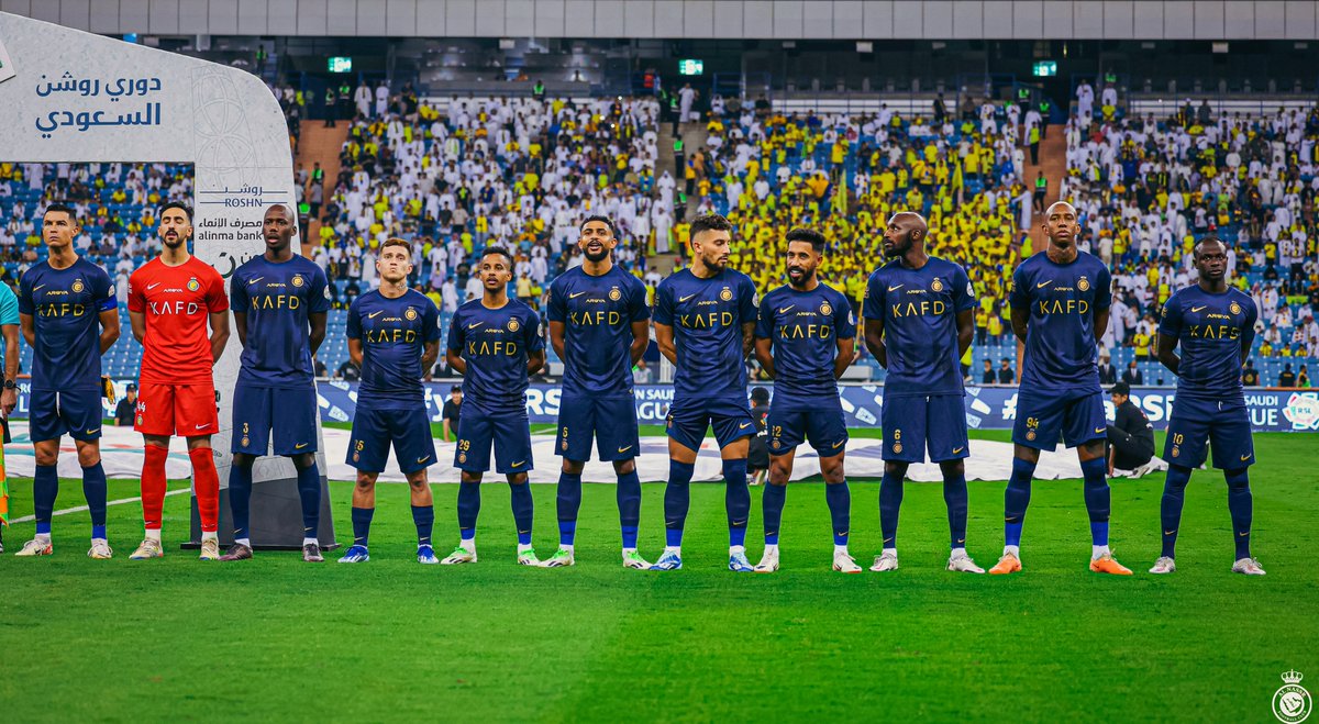 AlNassrFC's tweet photo. الحمد لله ثلاث نقـاط حققناها اليـوم 🤩
نلقاكم مساء الثلاثاء في الأول بارك 💛 https://t.co/PJ8skimkBL