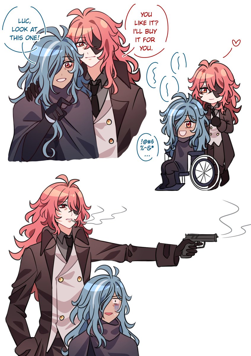 ventesp12's tweet photo. i present to you guys abysskae headcanon part 1001283792 featuring diluc (because i cant do my assignment thats due tomorrow) https://t.co/duQXYkfFbx
