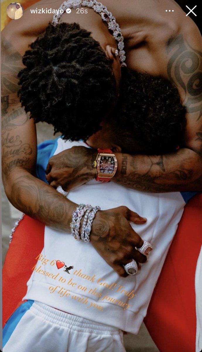 Wizkid wishes his son Zion a happy birthday on his Instagram story 🩵♥️