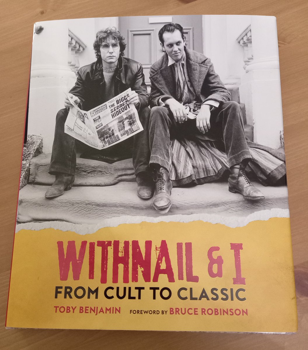 michaelwardle42's tweet image. Withnail fans, take a look at this terrific book by
@Toby_J_Benjamin I was delighted to receive a copy recently. It&apos;s full of interviews from those involved in the film, including yours truly, plus others who have enjoyed watching it. Well done to Toby on a great read #withnail