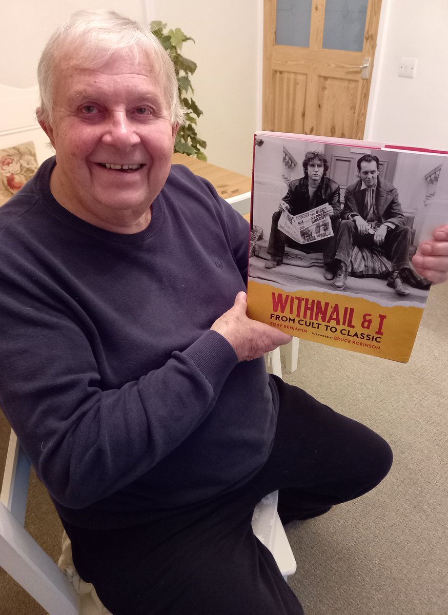michaelwardle42's tweet image. Withnail fans, take a look at this terrific book by
@Toby_J_Benjamin I was delighted to receive a copy recently. It&apos;s full of interviews from those involved in the film, including yours truly, plus others who have enjoyed watching it. Well done to Toby on a great read #withnail