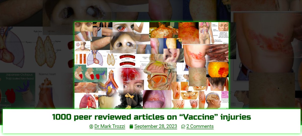 FreeWCH's tweet photo. Dr Mark Trozzi has published an organized library of more than 1,000 peer reviewed articles which show that Covid-19 "vaccines" are harmful.

https://t.co/alA1vxVgPc

Please do bookmark and share this page for ongoing reference. Dr Trozzi's Twitter (X) account has been suspended. https://t.co/tXMmcVbMhu