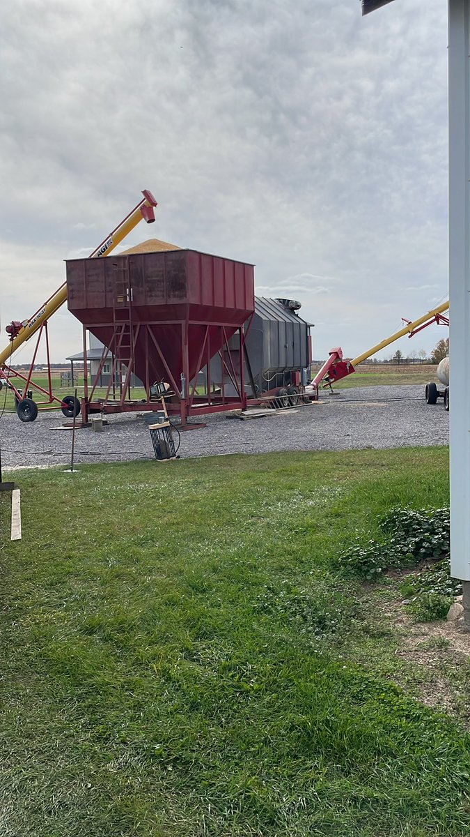 #harvest 23.   Drying corn like it’s 1988!!  #superB
