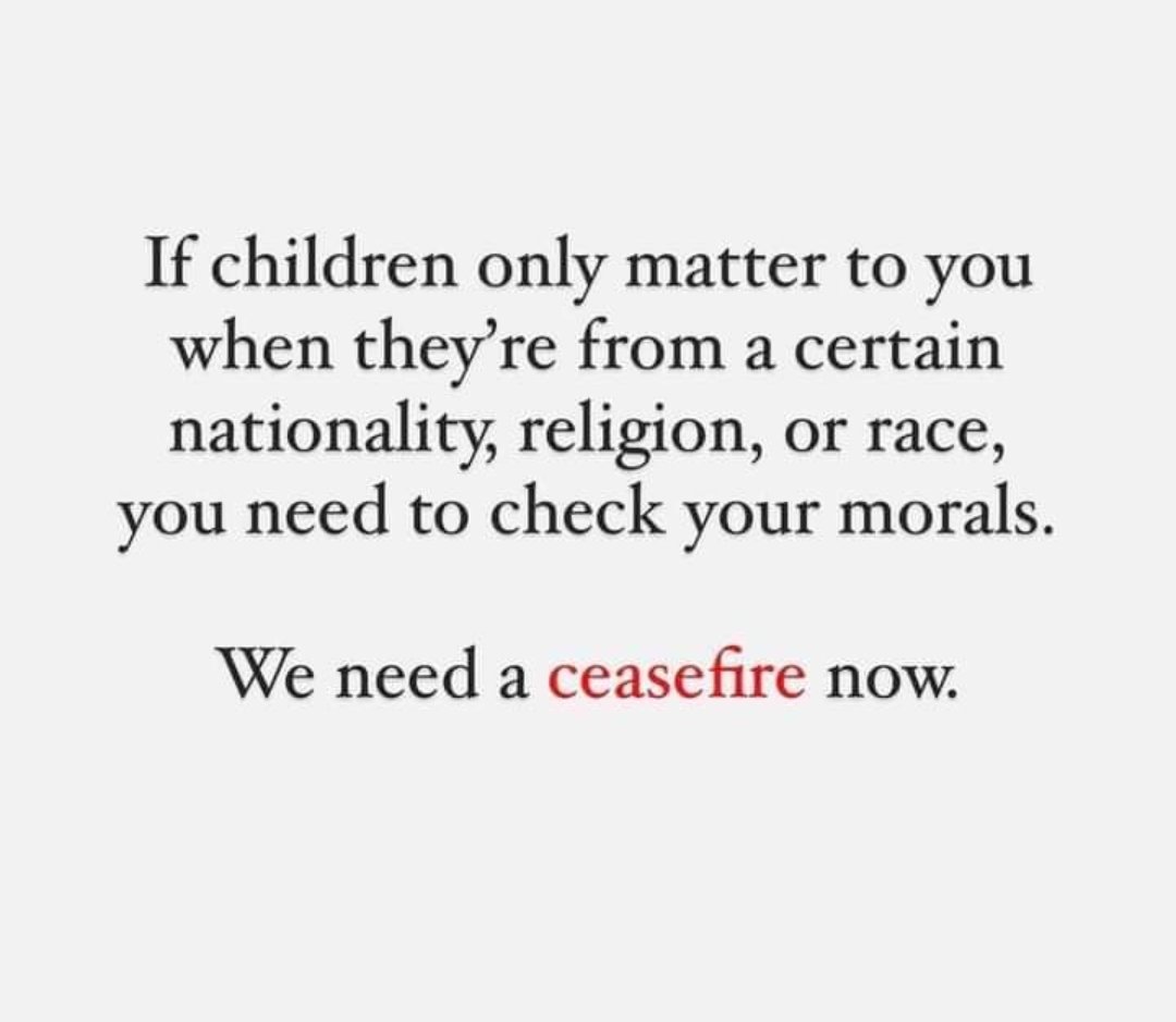 ... 

#FuckWar 
#ProtectTheInnocent 
#ProtectTheChildren 
#ProtectTheSacred