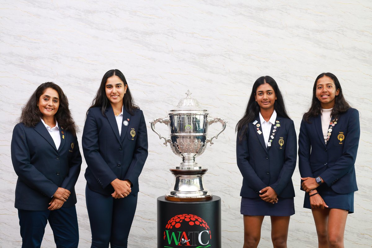 India achieves best finish at the Espirito Santo Trophy since, 2014

dktsports.com/latest-news.as…

(Photo Credit: USGA) 

#DKTSports 
#EspiritoSantoTrophy #India #IndianGolf #WomensGolf #AvaniPrashanth #NishnaPatel #MannatBrar #AbuDhabiGolfClub #AbuDhabi #AmateurGolf #Golf