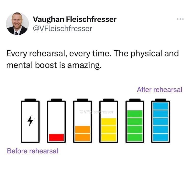 Truth. Best days of teaching are working with student ensembles.