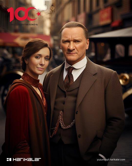 Eğer bugün atamla poz verme imkanım olsaydı tam olarak böyle bakardım. 

#Cumhuriyetimizin100YılıKutluOlsun 
#CumhuriyetBayramı 
#CumhuriyetimizinYüzüncüYılıKutluOlsun