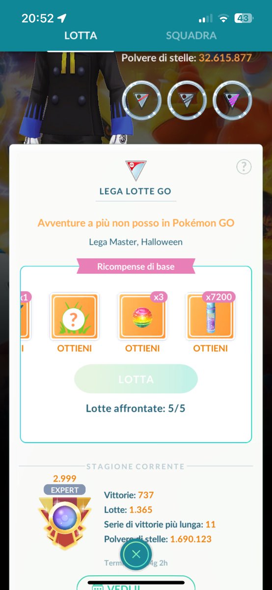 AlphaRM1994's tweet photo. A really tough but satisfying season is coming to an end ,now we’re aiming to get the points 🇮🇹😎🤪✌️ #PokemonGOApp #pokemon #legend https://t.co/KowxrkRsQL