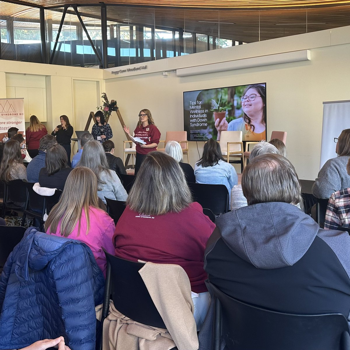 DavidSwankey's tweet photo. Wrapping up a morning of informed and inspired discussion with a focus on mental wellness for person’s with Down syndrome #ThreeTwentyOneSUMMIT #SeetheAbility https://t.co/HjIIiS1lUQ